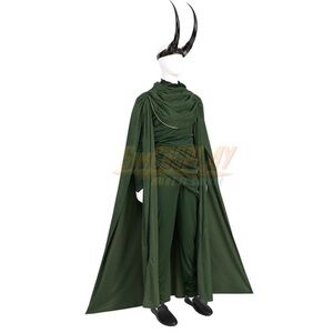 Green Loki mens Costume